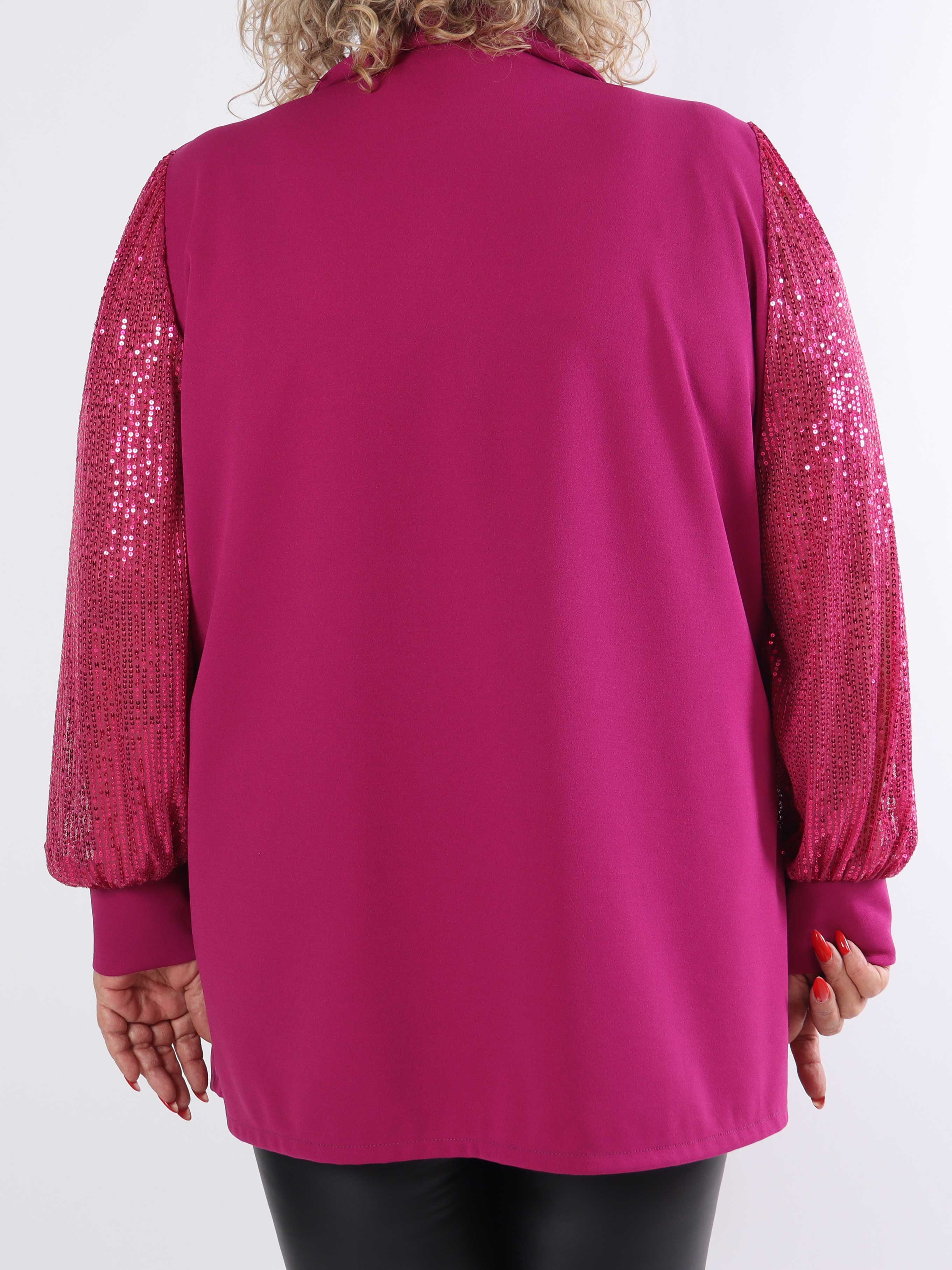 Kata - Oversized blazer med pailletærmer (bestseller)